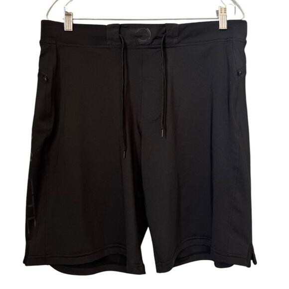 Hylete Above Knee black Shorts Running Gym Shorts elastic waistband size large - Picture 6 of 12